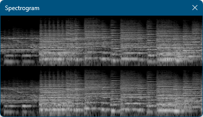 「View」⇒「Visualizations」⇒「Spectrogram」