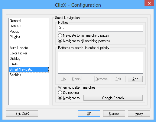 設定 - Smart Navigation