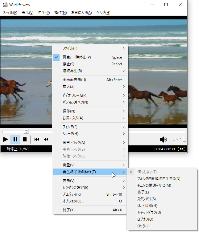 Media Player Classic Home Cinemaの評価 使い方 フリーソフト100