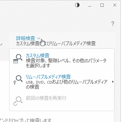 コンピューターの検査 - 詳細検査