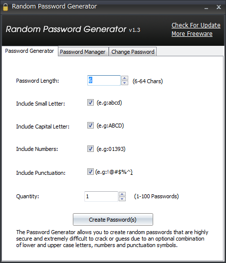 Password Generator