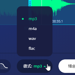 保存フォーマットを選択