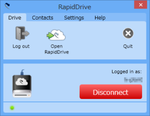 RapidDrive のスクリーンショット