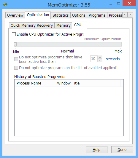 Optimization（最適化） - CPU