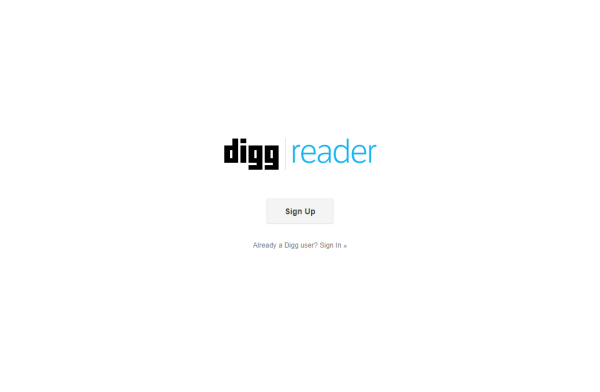 Digg Reader - トップページ
