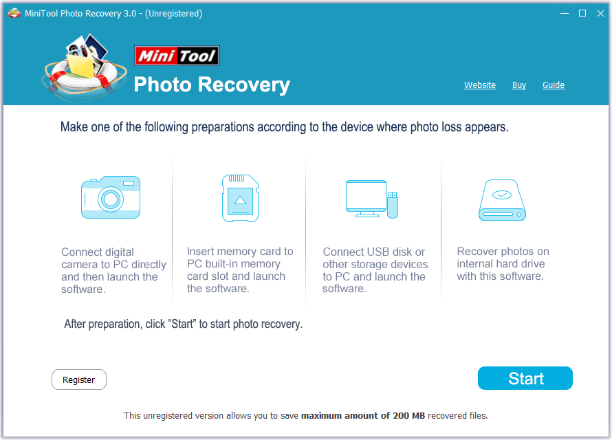 Minitool Photo Recovery Freeの評価 使い方 フリーソフト100