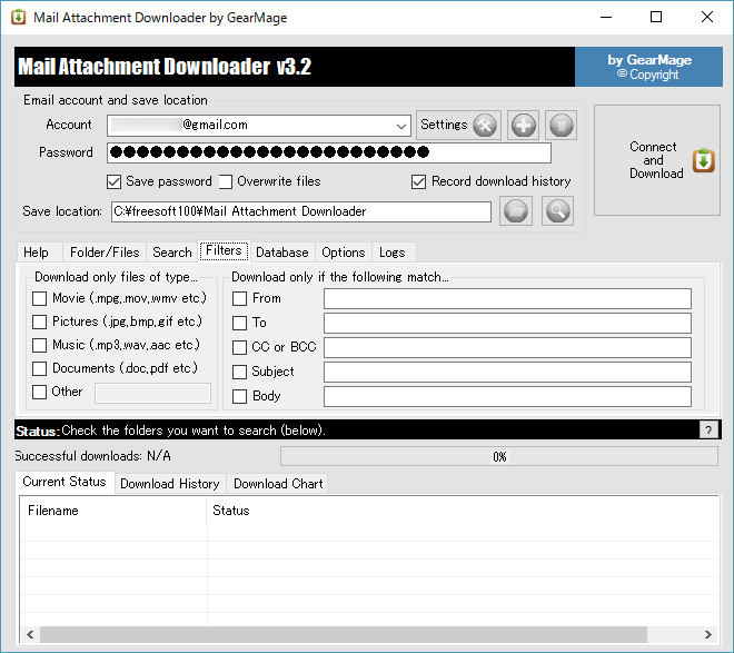 mail attachment downloader chtome