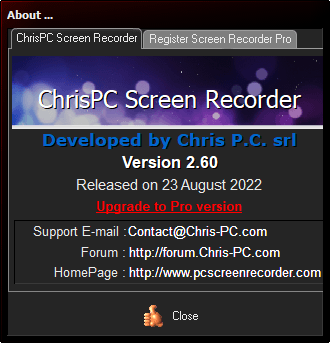 ChrisPC Screen Recorder 2.23.0911.0 for android instal