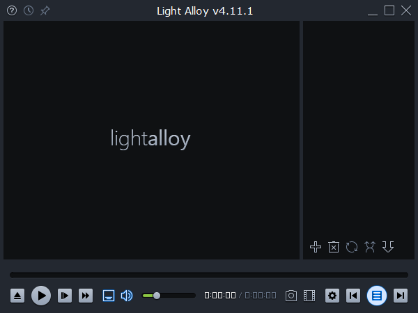 Light Alloy - メイン画面