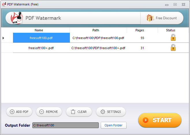 Pdf Watermarkの評価 使い方 フリーソフト100