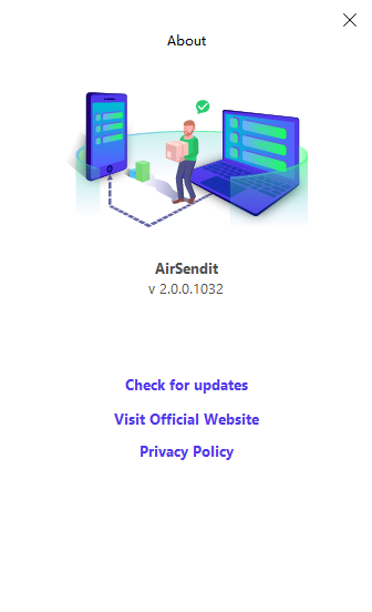 airsendit