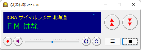 [Shift] キーまたは [Ctrl] キーを押すと早送りボタンに