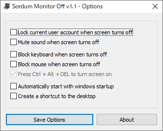 Sordum Monitor Offの評価 使い方 フリーソフト100