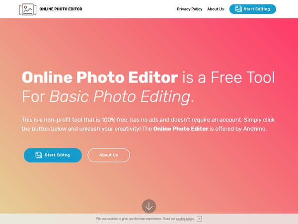 Online Photo Editor - トップ