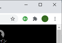 拡張機能アイコンが表示される