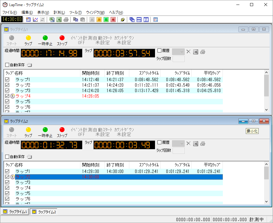 Laptimeの評価 使い方 フリーソフト100