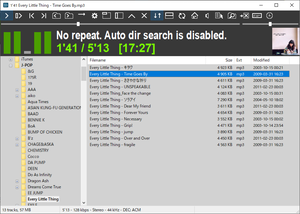 ディレクトリ型のミュージックプレイヤー「1by1」