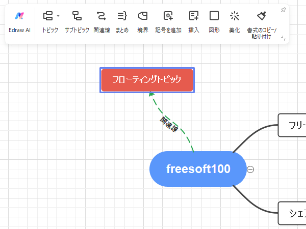 「関連線」を追加