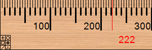 A Ruler For Windowsの評価 使い方 フリーソフト100