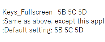 Keys_Fullscreen にフルスクリーン時に無効化したいキーを入力