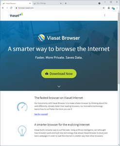 Viasat Browser のスクリーンショット