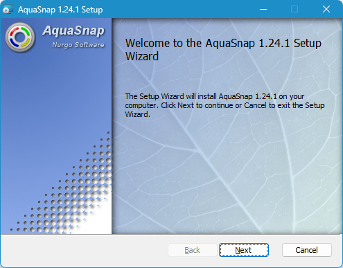 AquaSnap - インストール