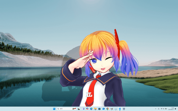指定時間になるとアラーム音とキャラクターが画面全体で教えてくれる